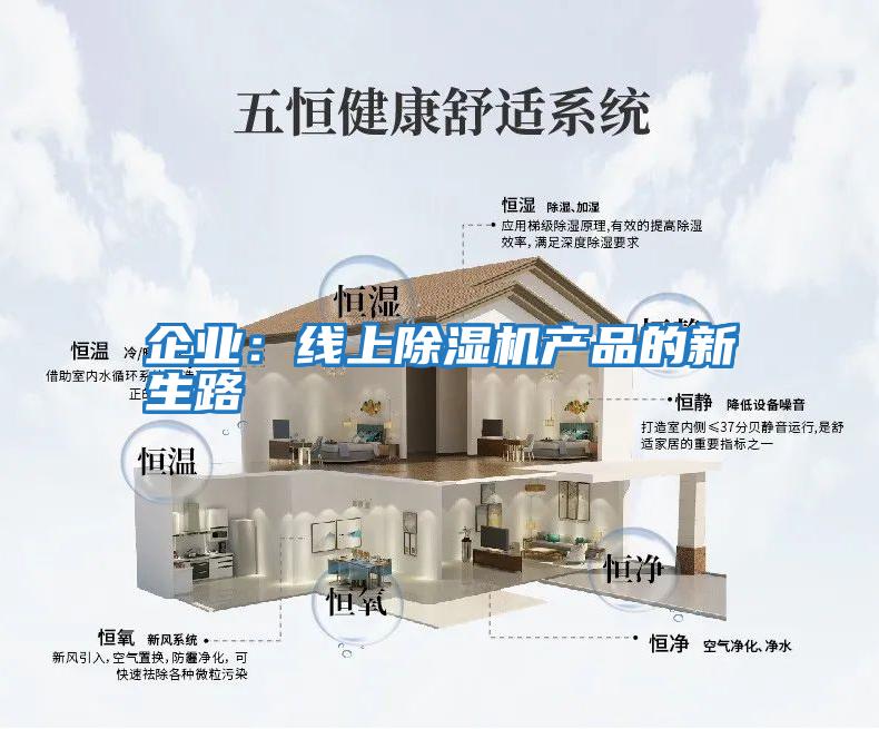企業:線上除濕機產品的新生路
