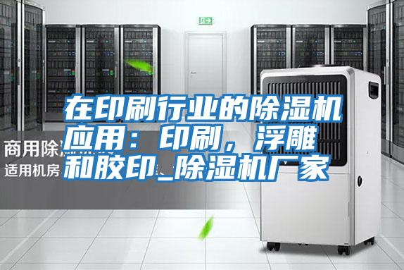 在印刷行業的除濕機應用:印刷,浮雕和膠印_除濕機廠家