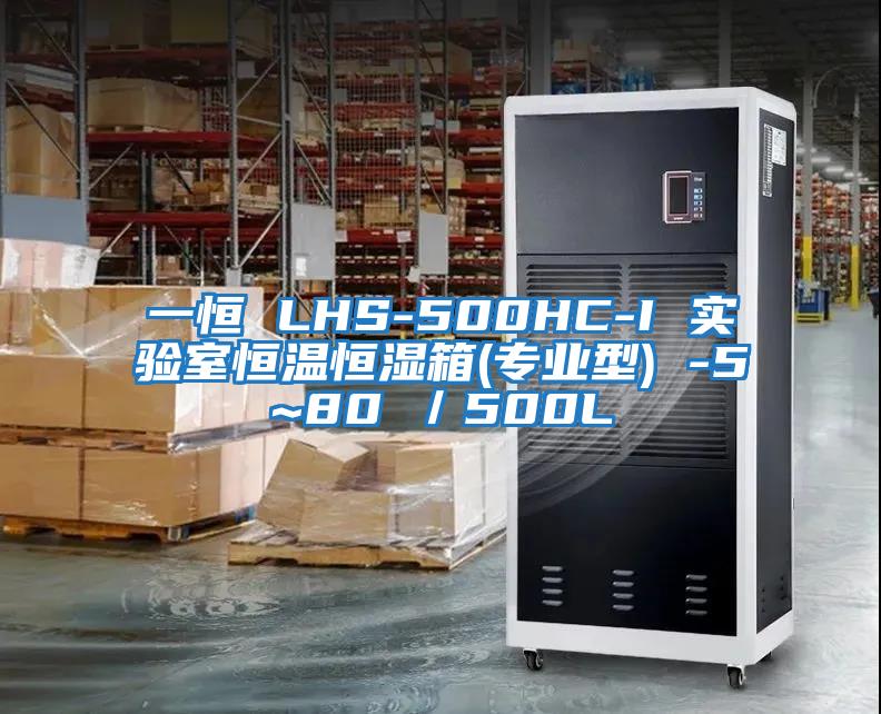一恒 LHS-500HC-I 實驗室恒溫恒濕箱(專業型) -5~80℃/500L