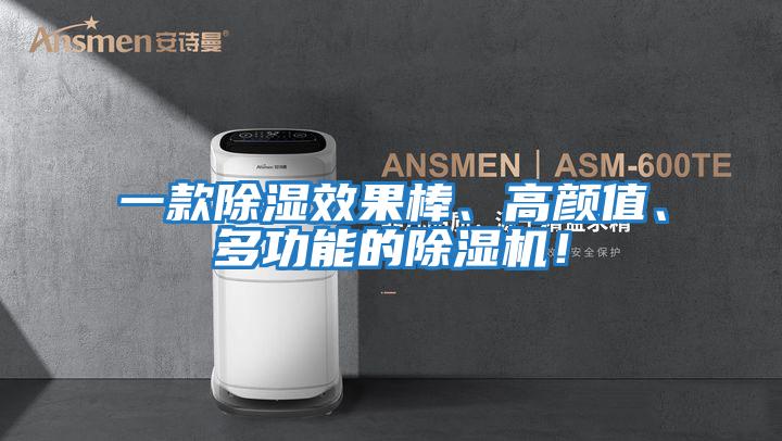一款除濕效果棒、高顏值、多功能的除濕機！