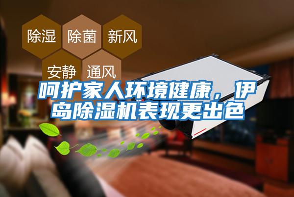 呵護家人環境健康，伊島除濕機表現更出色