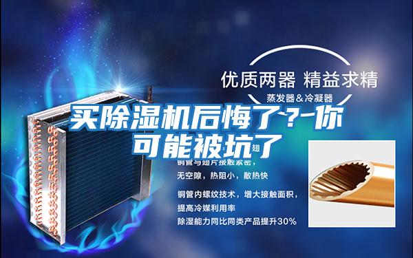 買除濕機后悔了？你可能被坑了