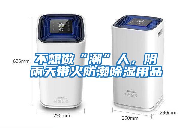 不想做“潮”人，陰雨天帶火防潮除濕用品