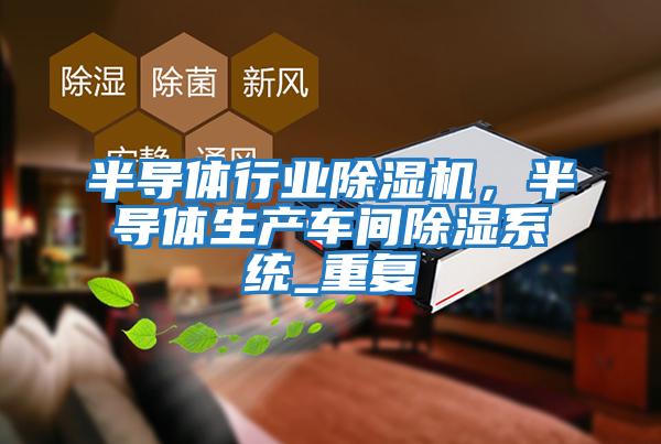 半導體行業除濕機,半導體生產車間除濕系統_重復