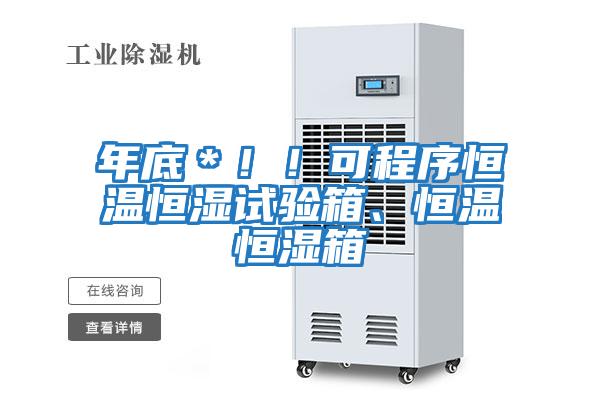 年底＊！！可程序恒溫恒濕試驗箱、恒溫恒濕箱