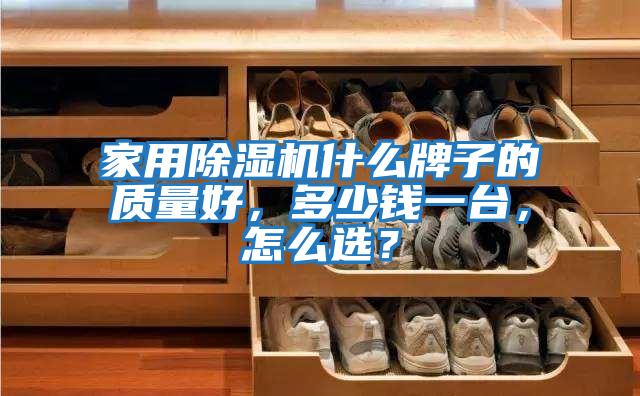 家用除濕機什么牌子的質量好,多少錢一臺,怎么選?