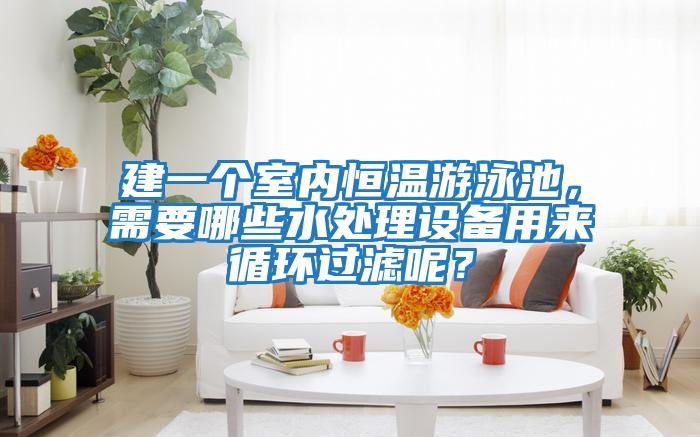 建一個室內恒溫游泳池，需要哪些水處理設備用來循環過濾呢？