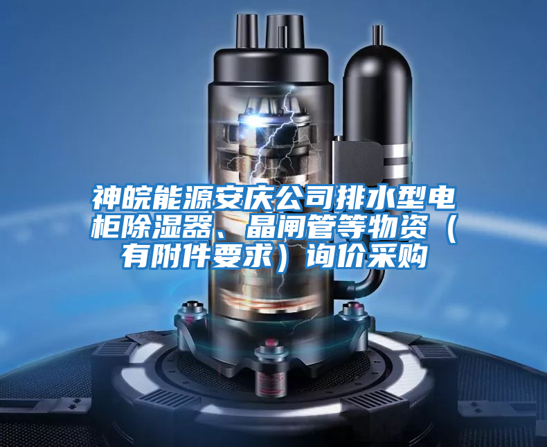 神皖能源安慶公司排水型電柜除濕器、晶閘管等物資(有附件要求)詢價采購
