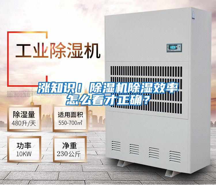漲知識！除濕機(jī)除濕效率怎么看才正確？