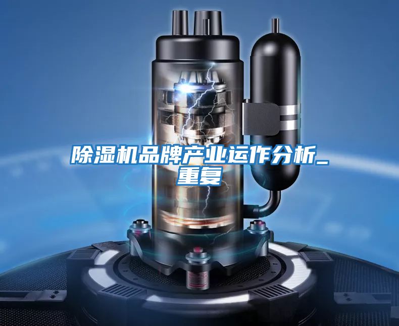 除濕機品牌產業運作分析_重復