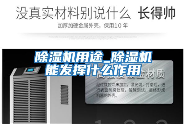 除濕機用途_除濕機能發揮什么作用