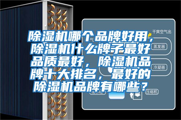 除濕機哪個品牌好用，除濕機什么牌子最好品質最好，除濕機品牌十大排名，最好的除濕機品牌有哪些？
