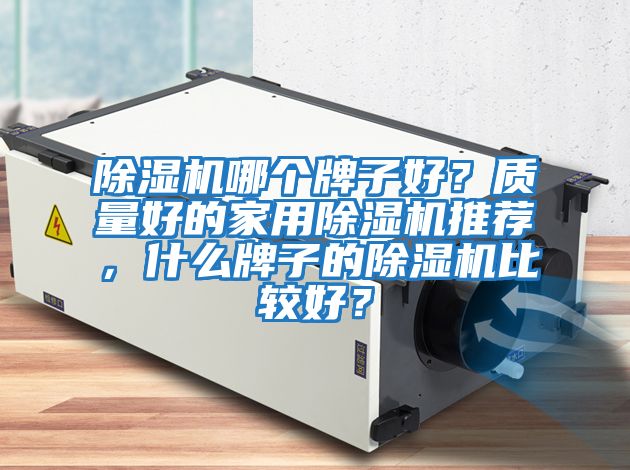 除濕機哪個牌子好？質量好的家用除濕機推薦，什么牌子的除濕機比較好？